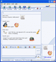 Halloween MSN Emoticons screenshot